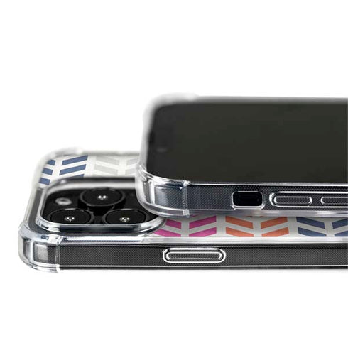 Striped Chevron iPhone 15 Pro MagSafe Case